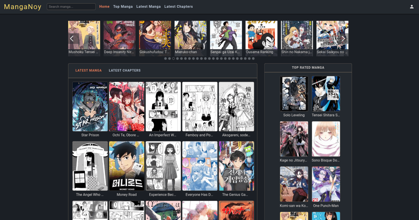 MangaNoy screen shot image